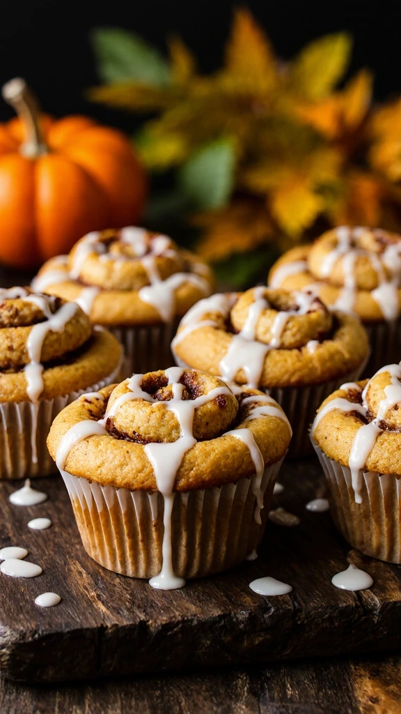 Pumpkin Swirl Muffins – Easy Pumpkin Cream Cheese Muffins Recipe